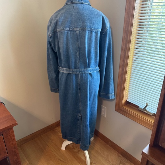 Denim Trench Coat - Picture 4 of 8